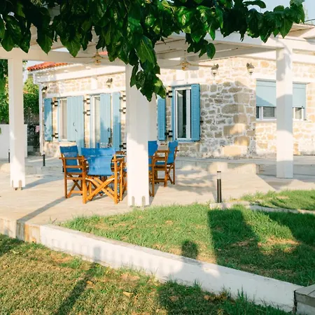 Bluevera Seafront Villa-aidipsos Bay Gialtra