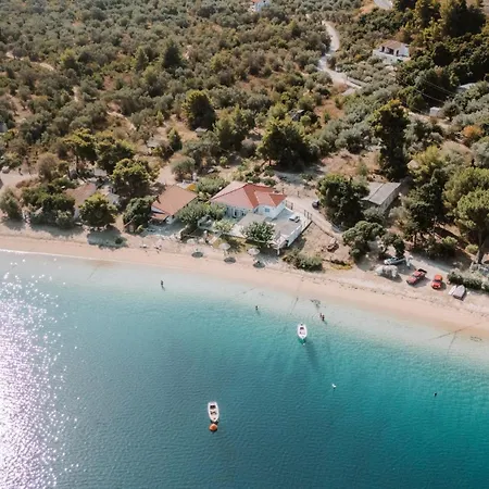 Villa Bluevera Sandy Beachfront Villa-aidipsos Bay *