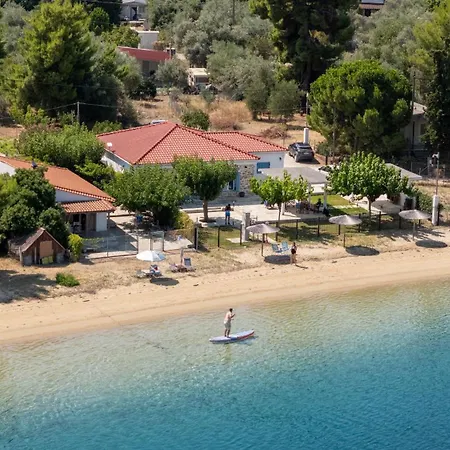 Villa Bluevera Sandy Beachfront Villa-aidipsos Bay