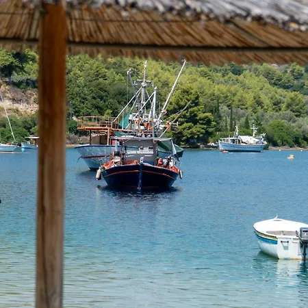 Villa Bluevera Sandy Beachfront Villa-aidipsos Bay